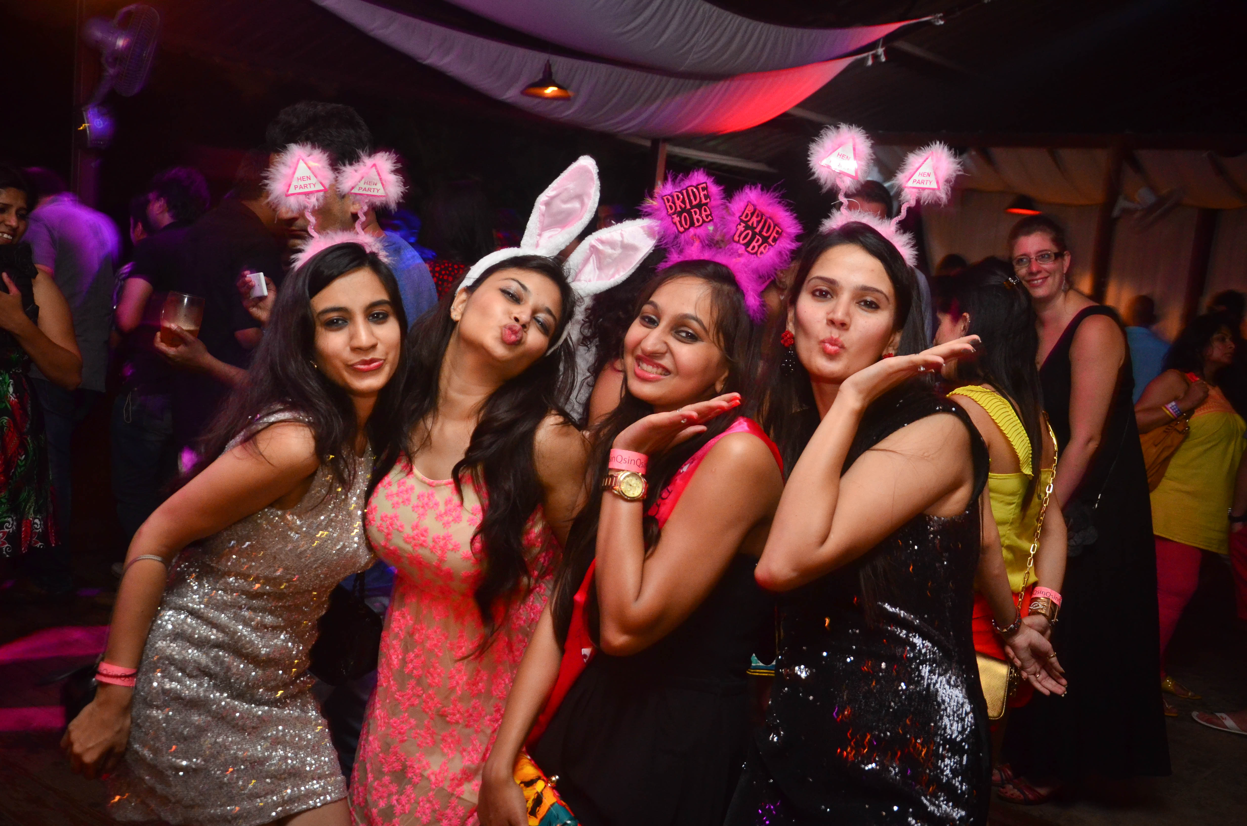 Party in one of the clubs in goa.